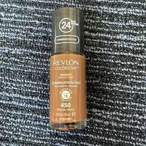 Revlon Liquid Foundation SPF 15 Medium-Full Coverage Mocha (450), 1.0 oz
